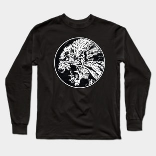 PUMPKINHEAD (Circle Black anfìd White) Long Sleeve T-Shirt